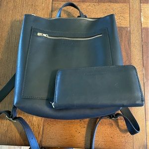 Portland Leather Co. Backpack and Wallet